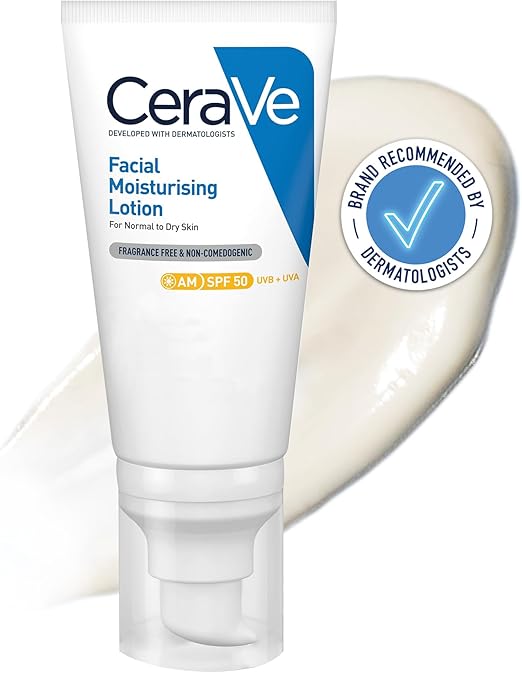 CeraVe AM Facial Moisturising Lotion (SPF 50) 100ml