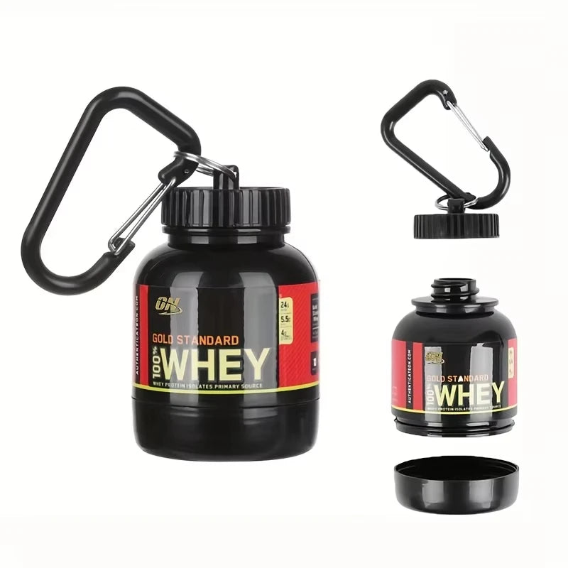 Mini Portable Protein Powder BottleKeychain 100ML