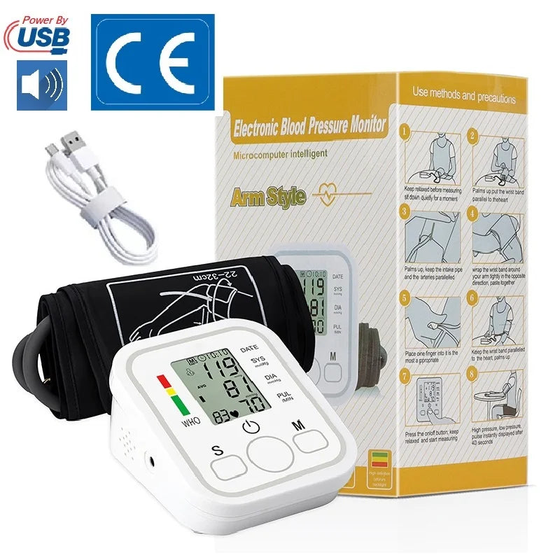 Blood Pressure Monitor (Batteries not included)