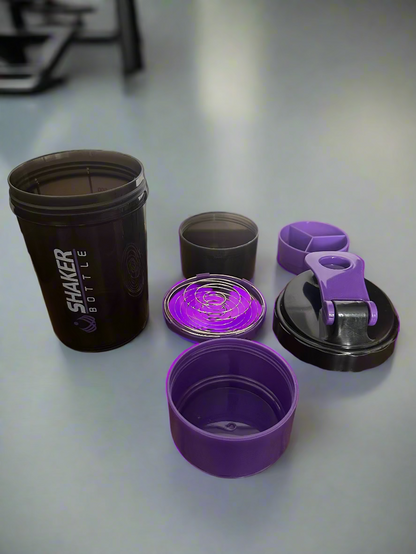 Ultimate Shaker bottle, 3 part shaker bottle