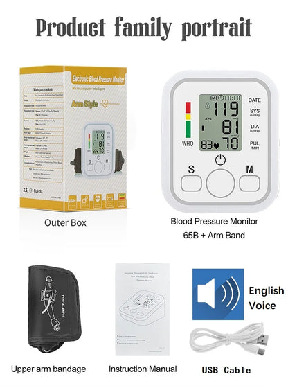 Blood Pressure Monitor (Batteries not included)
