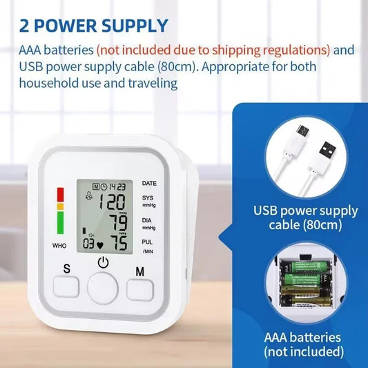 Blood Pressure Monitor (Batteries not included)