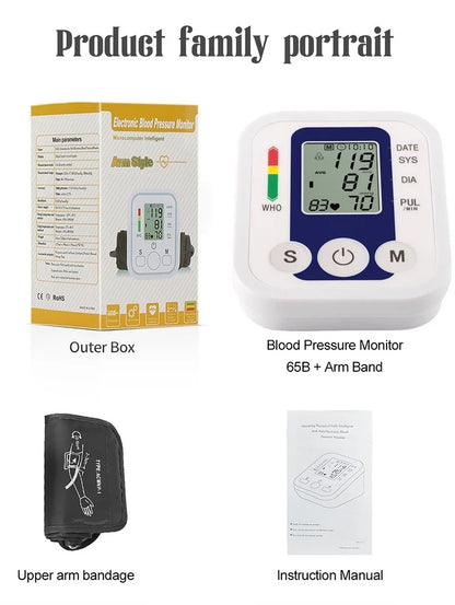 Blood Pressure Monitor (Batteries not included)
