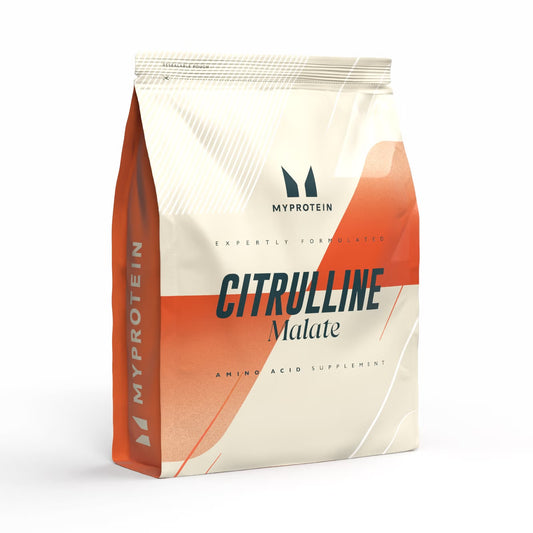 MyProtein Citrulline Malate amino acid supplement powder pouch for workout performance and endurance.